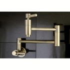 Ks8103dl Wall Mount Pot Filler Kitchen Faucet  Antique Brass 13  Length