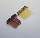 Vintage Sterling Silver Mexican Hair Comb Set Mid Century