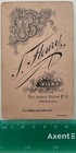 1900s Vilna Lithuania Vilnius Elegant Mustache Man Antique Cdv Photo Visit Card
