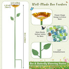 4-pack Bee Watering Station For Garden With Bonus 20 Marbles  Metal Bee Feeder C