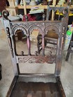 Antique Late 17th Century Charles Ii Oak  derbyshire  Chair Triple Arcade Back