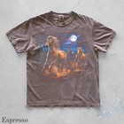 Wild Horses Vintage Graphic Comfort Tee Shirt Animal Lover Gift Soft