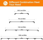 Metal 6-nozzle Poly Boom Wand With 3 8  Brass Fitting  7 5 Ft  Atv Sprayer Boom 