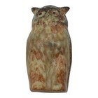 Otagiri Ceramic Owl Small Miniature Figurine Vintage Mcm Brown Bird