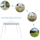 6x6ft 8x8ft Easy Pop-up Gazebo Sunshade Party Wedding Tent Canopy With Carry Bag