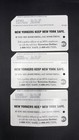 Mta Metrocard New York City Collectible Subway Card Expired 2025 - Lot Of 3 