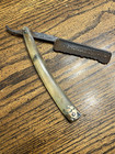 Vtg Antique Pearlduck Dubl Duck Soligen Germany Satinedge Straight Razor 