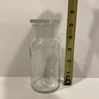 Vtg T c w  Co  Apothecary Pharmacy Medical Glass Bottle   Stopper Made In Usa