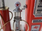 Lot Of 3 Gearbox Diecast Miniature Antique Gas Pump Replica Amoco Texaco Bank