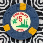 Silver Palace  5 Las Vegas  Nevada Gaming Poker Casino Chip B23