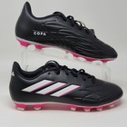 Adidas Mens Sz 5 Women s 6  Copa Pure 4 Fxg Soccer Cleats Black Pink Gy9081 New 
