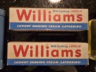 From Vintage 1940s Williams Set For A Gentlemen Aqua Velva  Shaving Cream  Talc 