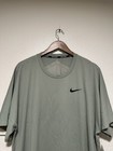 Nike Court Dri-fit Slam Tennis Shirt Jade Green Men   s Size Large Fq2053-370