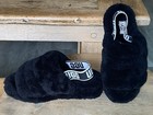 Ugg Australia New Fluff Yeah Women s Slide Sandal  Size Us 5- Black
