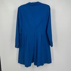 Victors Womens Saddleseat Day Coat Size 12 Blue Wool Equestrian Show Jacket