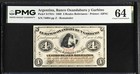 Argentina  1869 4 Reales Bolivianos  1 2 Real Plata  195x 1 Peso  3 Banknotes 
