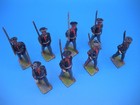 Lot Of 8 Vintage Britains Toy Soldiers Pre Ww2 U s  Marines 1938