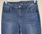 Women s Size Xl Blue Skinny Jeans High Waisted Stretch Dark Wash Denim Pants