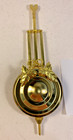Vintage Ornate Fancy Brass Clock Pendulum 7   Rod 2 1 4   3 3ozs Bob Lot  71