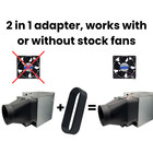 Antminer Front Rear Kit 8 Inch Fan Shroud Silencer  Ks5 Ks3 K7 Ka3 S21 S19 D9 L7