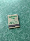 Vintage Matchbook Collectible Ephemera B25 Adams City Colorado Hamburger King