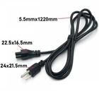4ft Power Cord Cable Plug For Acer Compaq Laptop Mickey Mouse 3 Prong Led Lcd