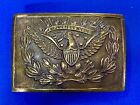 Civil War Us Hv Officers Eagle E Pluribus Unum Reproduction Belt Buckle