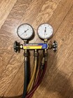 Ritchie Yellow Jacket Manifold Gauges R12 R22 R502 Test And Charging W oem Hoses