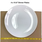 Member s Mark 16 Piece Classic Porcelain Dinnerware Set  White