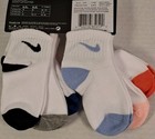 Nike Toddler 6 Pair Pack Light Weight Ankle Socks 2-4 Years  Many Colors