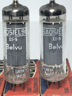 4x Belvu 6aq5 el90 Vacuum Tubes     Nos nib 1964     Tested     Vintage Amplifier