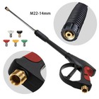 High Pressure 4000psi Car Power Washer Gun Spray Wand Lance Nozzle And Hose Kit