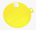 2 Set Emoji Yellow Smiling Face   Winking Round Potholder Trivet Hot Pad Quilted