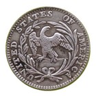 --1796 Draped Bust Half Dime 5c  Coins Almost Uncirculated 