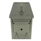 Strategy 50 Caliber Metal Ammo Storage Box 12 In  X 6 125 In  X 7 25 In  Od Gree