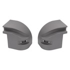 2pcs Gray Corner Cap Kit For Morgan Truck  62664   62665 Curbside   Roadside