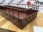 Bronze Bakery 22  X 9  Metal Bagel Muffin Bread Display Rectangle Basket