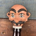 Man Four-eyed Wall Mounted Cast Iron Bottle Opener  3 5  X 3 5  