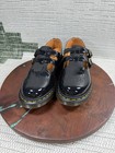 Dr Martens Shoes Women Size 9 Us 8065 Mary Jane Black Patent Leather Shiny