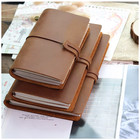 Genuine Leather Refillable Travel Journal   Handmade Notebook