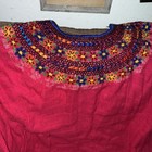 Vintage Handmade Mexican Embroidered Floral Top