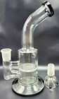 7  Black Honeycomb Percolator Tobacco Hookah Water Pipe Bong Thick Glass  screen