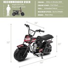 Oryxearth 105cc Mini Dirt Bike Adult 4-stroke Gas Powered Off Road Pocket Ride