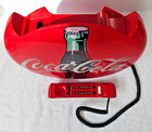 Vtg 1995 Coca-cola Button Wall Phone Telephone 12  Round Longwood Ind  Retro