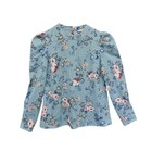 Target Top 10 Womens Shirt Blouse Tunic High Neck Long Sleeve Floral