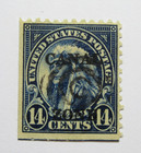 Canal Zone Stamp Scott 89 American Indian 14 Cent Deep Blue 1925 Us Possessions