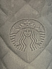 Starbucks Coffee Tumbler Travel Cup Cream Color Quilted Look Carved Mermaid Logo