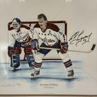 Vintage Washington Capitals Rod Langway Print Art One Size Nhl Hockey Signed