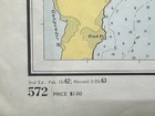 1962 Vtg Nautical Chart Map  572 Uscgs - Head Of Chesapeake Bay Maryland