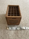 Towle s Log Cabin Syrup Wooden Countertop Display Rack  Pancakes   Syrup  1984